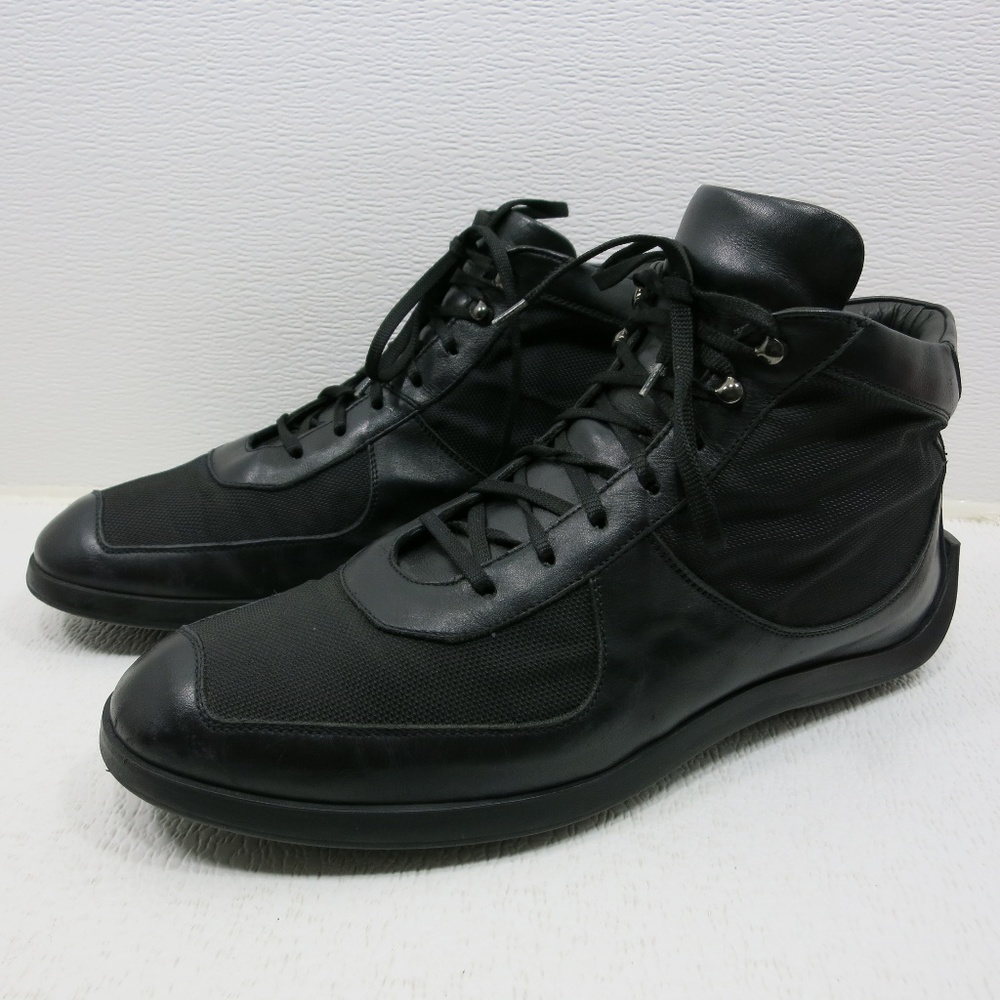 Gordon Rush Leather Canvas Comfort Boots Italy 12